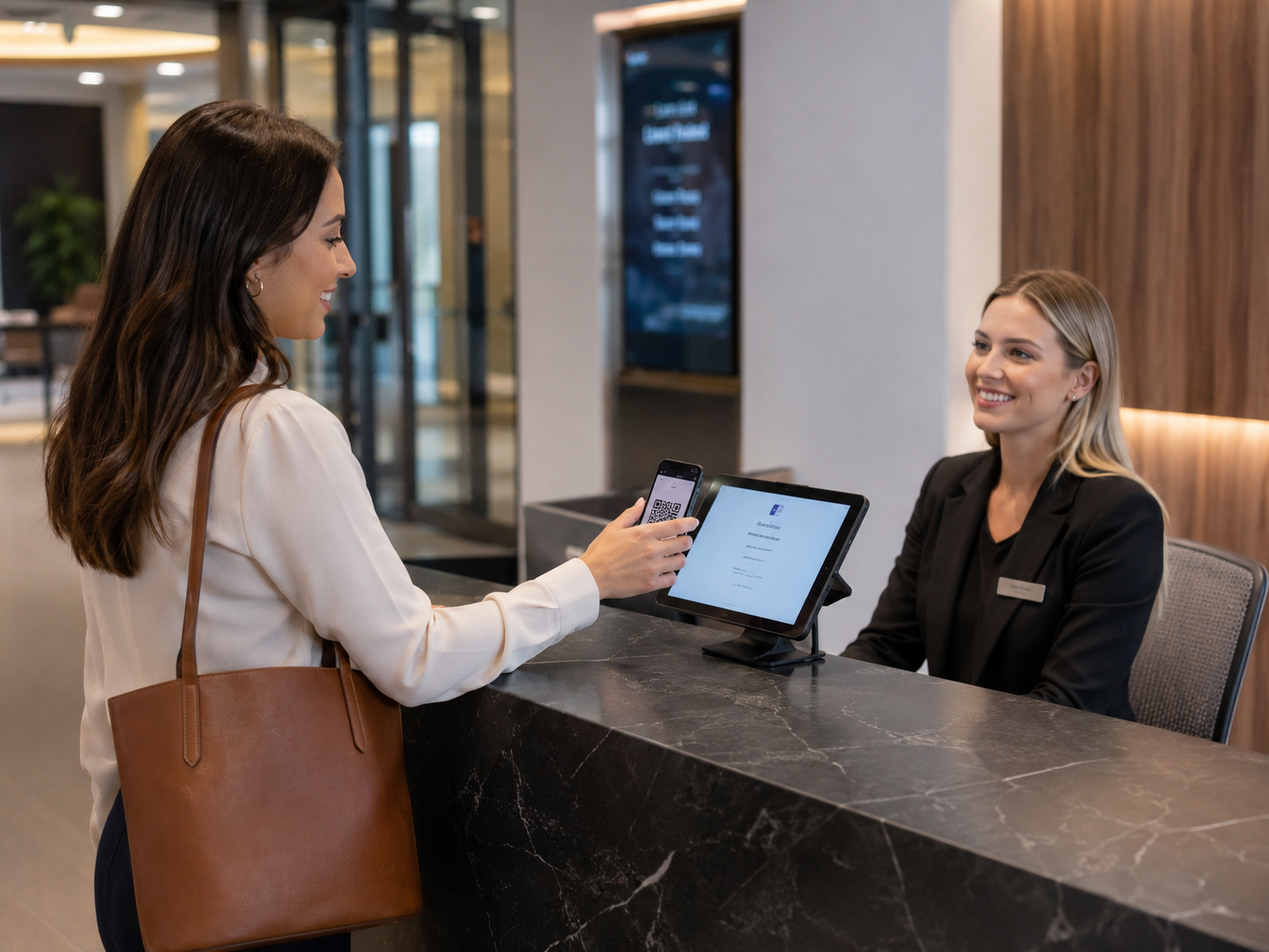 Registro digital de visitantes con QR